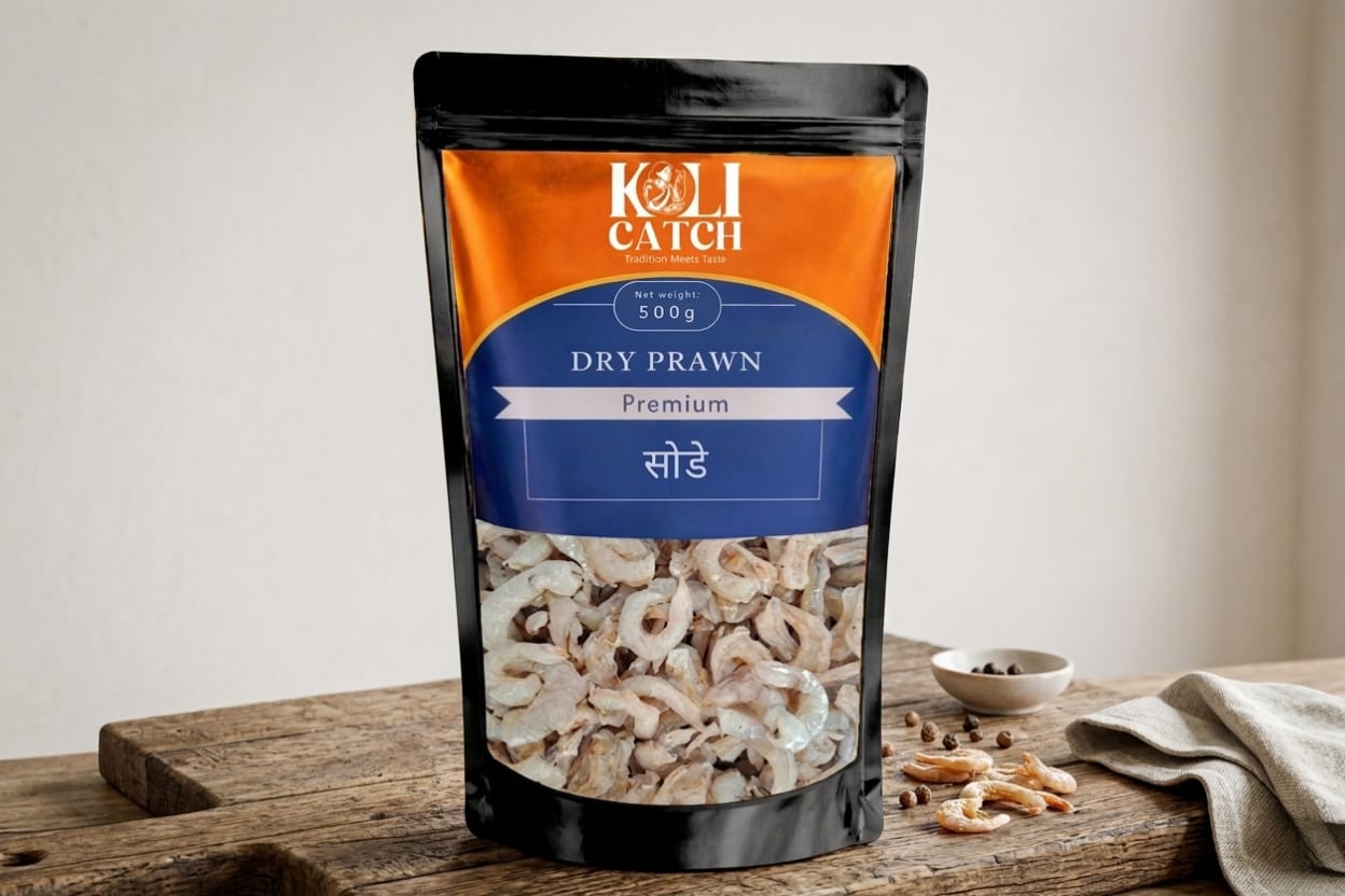 Dry Prawn 500g - Dried Seafood | Ideal for Curries, Chutneys, Family Pack