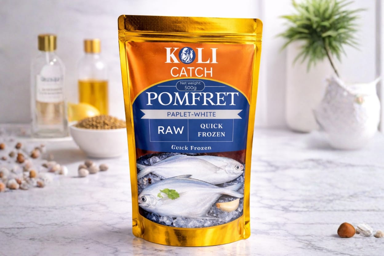 Frozen White Packed Pomfret