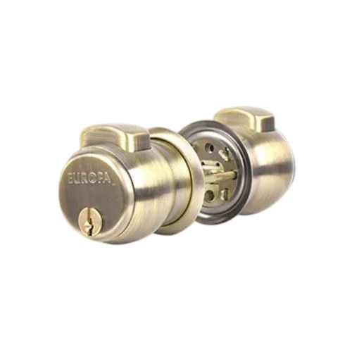 Golden Round Door Lock