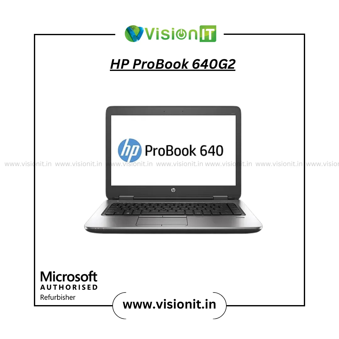 HP ProBook 640 G2 Core i5 6th Gen 8GB RAM 256GB SSD 14-inch Refurbished Laptop Win11 Pro