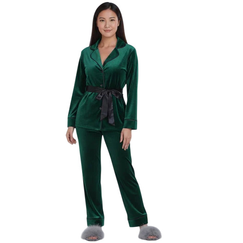 Ladies Green Designer Night Dress