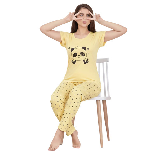 Ladies Yellow Night Dress