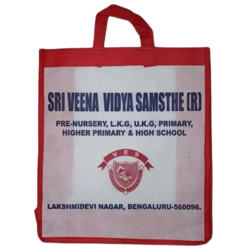 Loop Handle Non Woven Bag - Non Woven Material, 10x15 Inch, Multicolor | Eco-Friendly, Shopping, 5kg Load Capacity