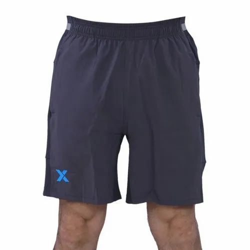 Men Polyester Grey Shorts