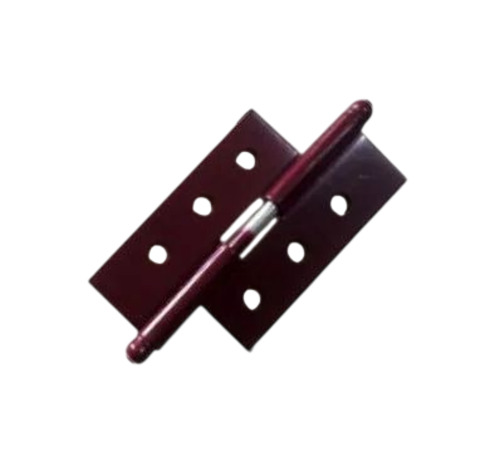 Narrow Butt Hinge - Stainless Steel, 50-60mm, Red, Polished | Anti Corrosion, Screw In Installation, Durable