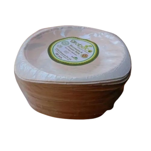 Plain Disposable Paper Plate - Application: Food Serving