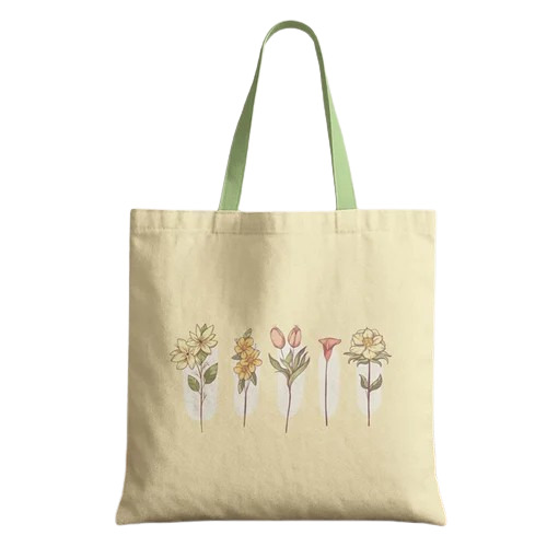 Screen Print Cotton Tote Bag