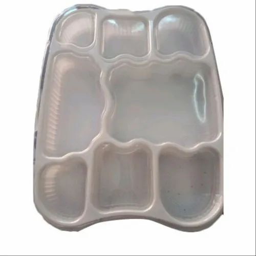 White Disposable Plastic Plate