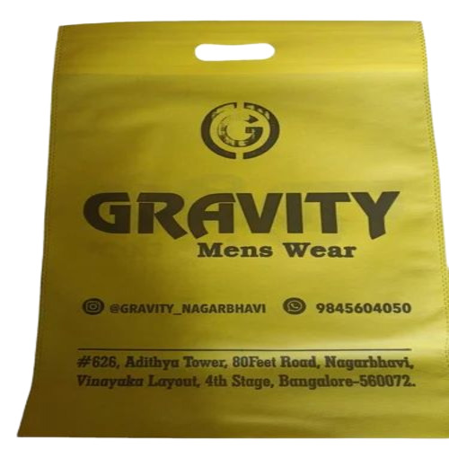 Yellow Non Woven Carry Bag