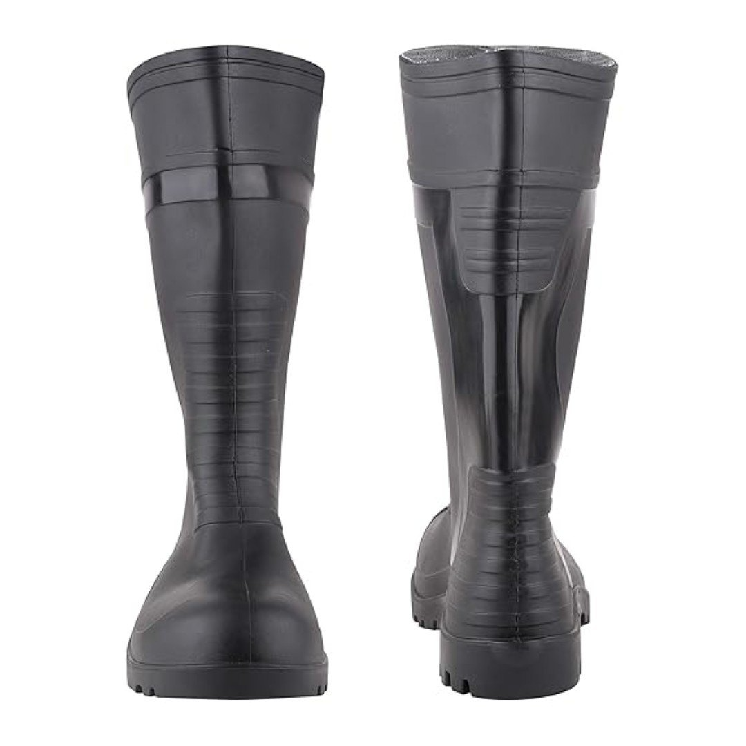 13 Inch Gumboot Without Steel Toe - Color: Black