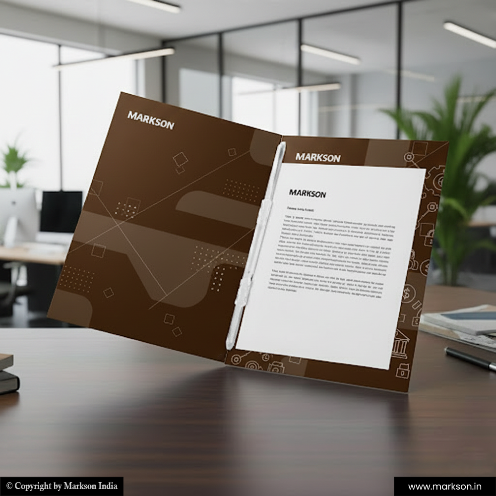 A4 File Folders with Clip