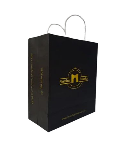 Black Paper Shopping Bags