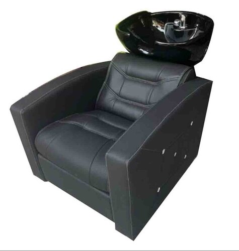Black Salon Shampoo Chair