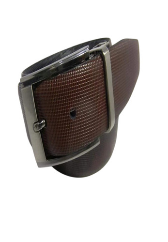 Brass Buckle With Chrome Coated Mens Leather Belts