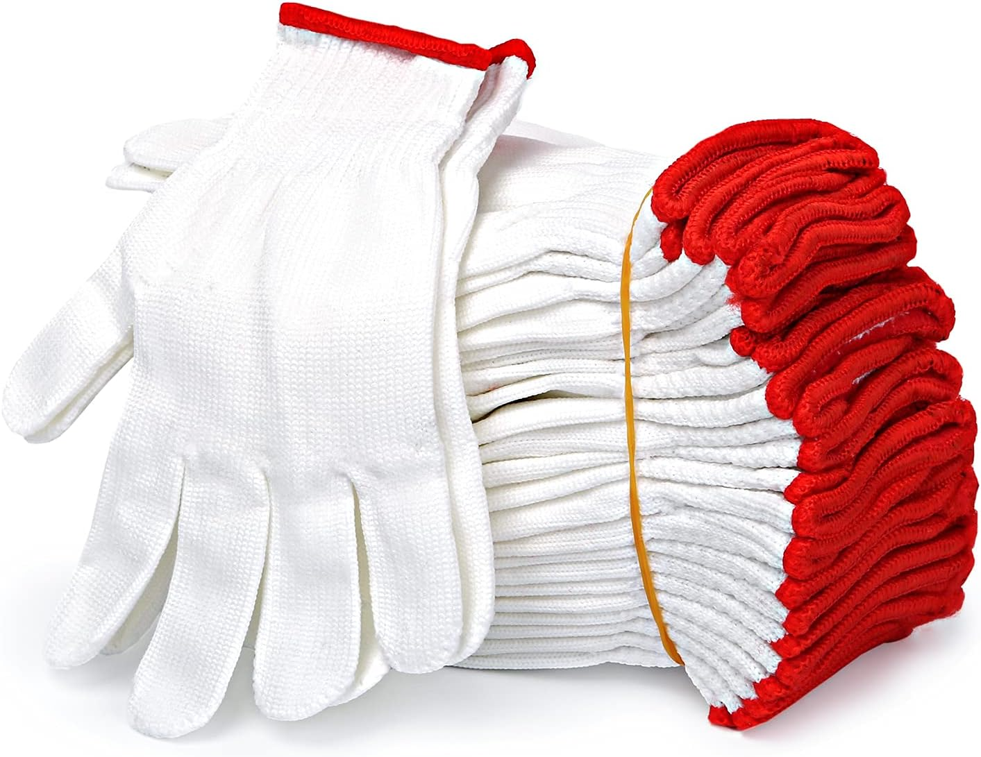 Cotton White Safety Hand Gloves in Obra Sonbhadra | Industrial Cotton Safety Gloves Supplier