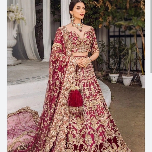 Embroidered Bridal Wear Lehenga