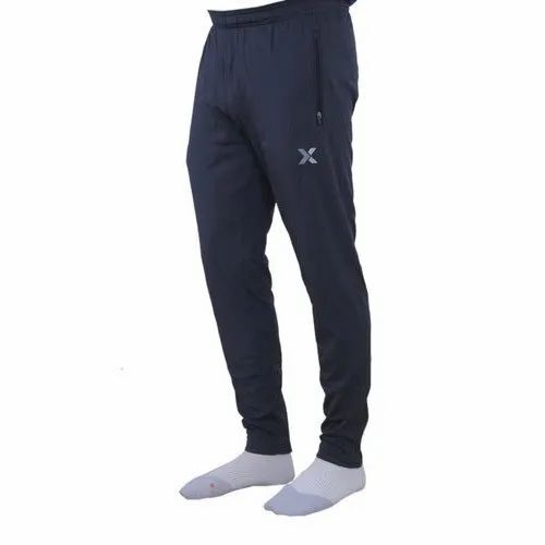 Men Grey Polyester Track Pants - Regular Fit, Full Sleeves, Lightweight | Quick Dry, Comfortable, Breathable
