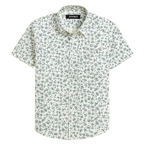 Men Half Sleeves Printed Shirt - Collar Style: Classic