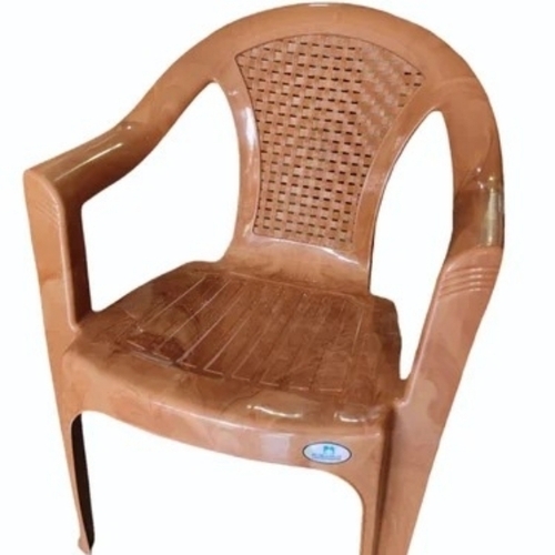 Nilkamal Brown Plastic Chair 