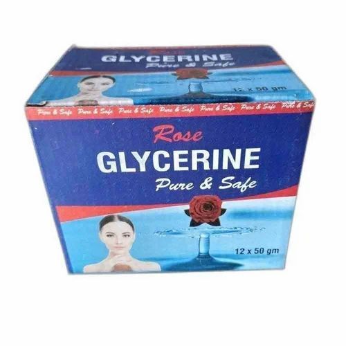 Printed Cardboard Glycerine Packaging Box