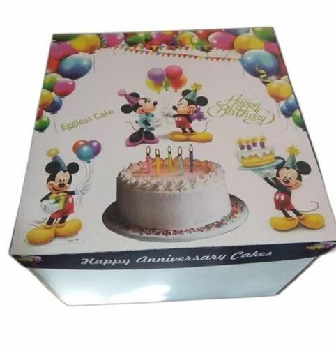 Printed Paper Cake Box