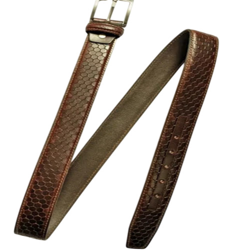 Stainless Steel Buckle Mens Formal Leather Belts