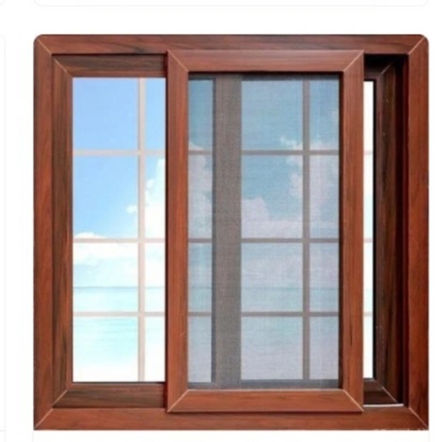 Wooden Finish Sliding Window