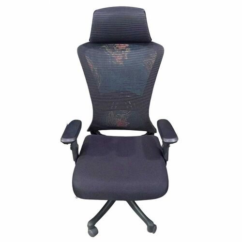22 Inch High Back Mesh Executive Chair - Mesh Material, Standard Size, Black, Eco-Friendly, Durable, No Assembly Required