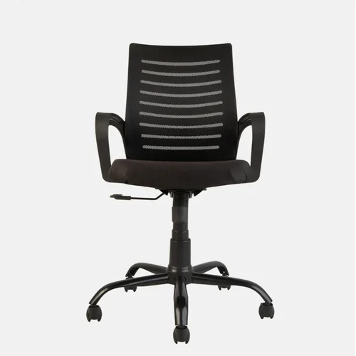 Black Mesh Visitor Chair