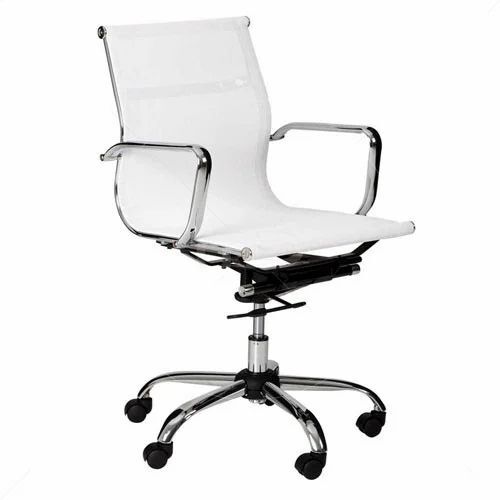 Executive Mesh White Chairs