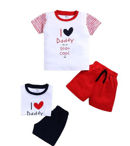 Half Sleeves Kids Baba Suit