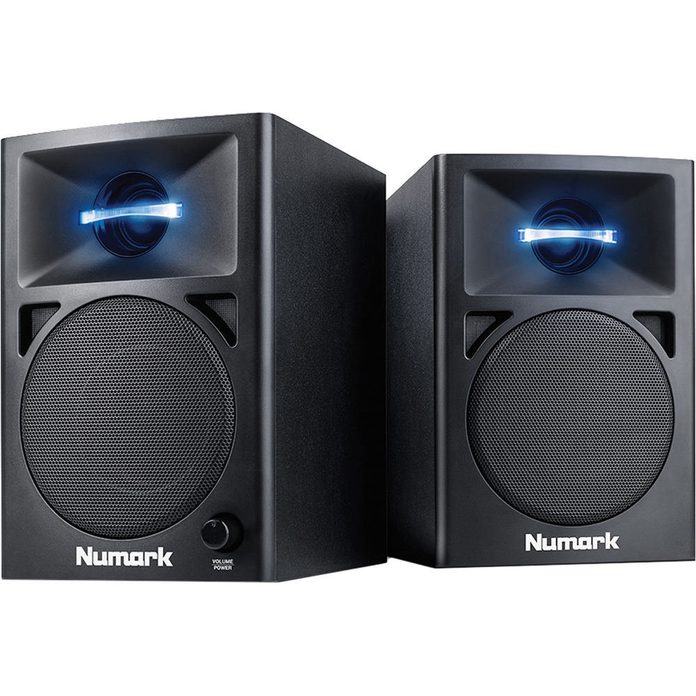 Numark N-Wave 360 Powered Desktop Dj Monitors (Pai) Speakers