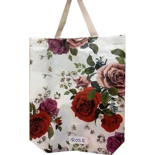 Rose Printed Non Woven Bag