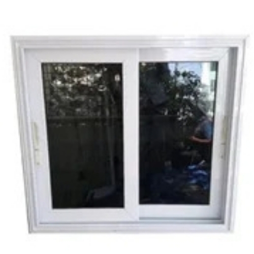 Sliding White Upvc Glass Window, Glass Thickness: 10-20 Mm