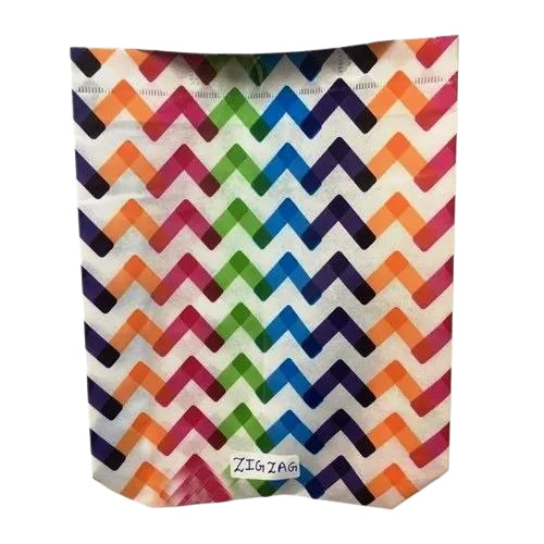 Zig Zag Printed Loop Handle Bag