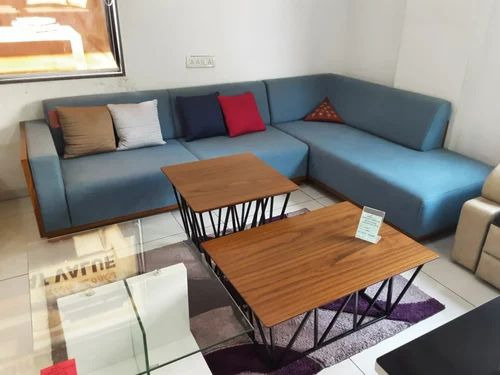 6 Seater L Shape Sofa Set