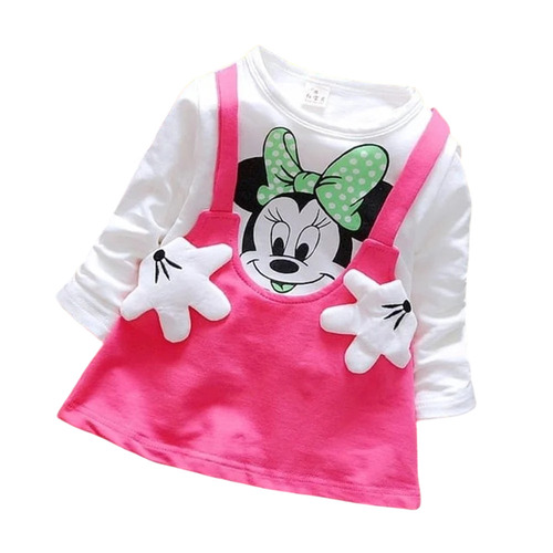 Cotton Blend Baby Girls Dress