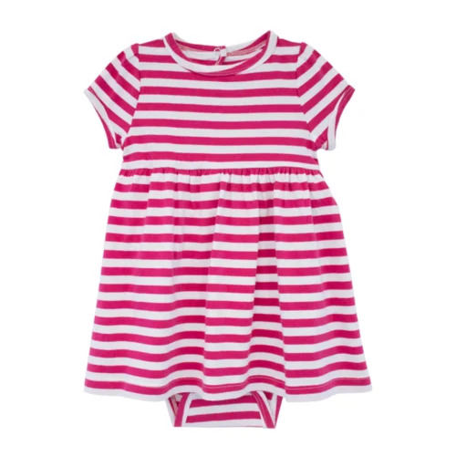 Kids Striped Frock With Panty