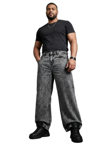 Woolkot Straight Fit Wild Leg Jeans