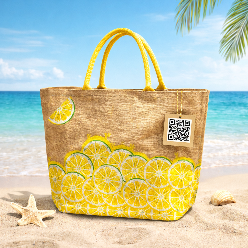 JUTE BEACH AND SUMMER BAG