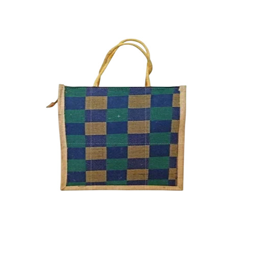 Jute Plain Handbag - Color: Multicolor