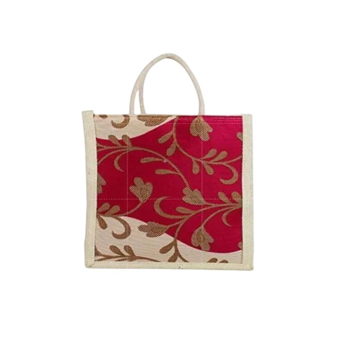 Jute Shopping Handbag - Color: Multicolor