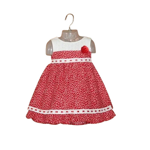 Sleeveless Baby Frock - Age Group: 1-3 Years