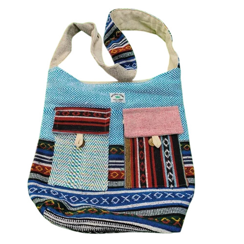 Womens Jute Bag - Color: Multicolor