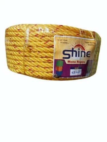 12mm Yellow Color Monofilament Hdpe Rope