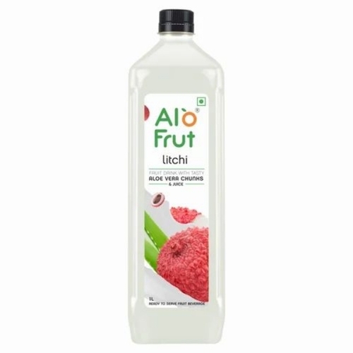 Alo Frut Litchi Aloevera Chunks Juice