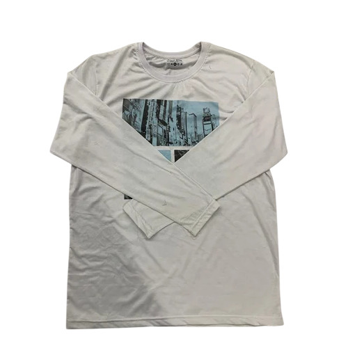 Anglo Gold White Men Full Sleeve T Shirt