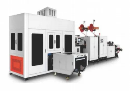 Automatic Non Woven Box Bag with Online Loop Handle Making Machine