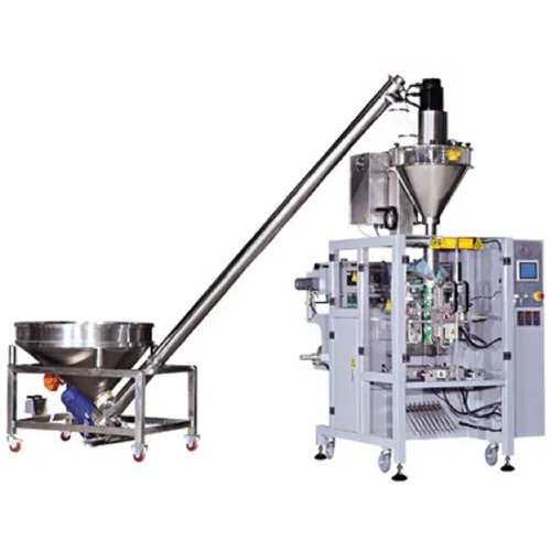 Collar Type Pouch Packing Machine With Volumetric Cup Filler