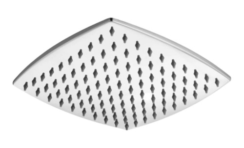Marc Msr 3002 Brass Rain Shower - Brass, Standard Size, Silver | Glossy Finish, Stylist, Durable, Rectangular Shape